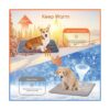 Nobleza Self Warming Pet Pad Super Soft Plush Dog Crate_4