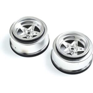 Losi Rueda trasera cromada satinada 2 22S Drag LOS43048_1
