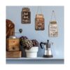 4 letreros decorativos de madera para café letrero de