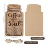 4 letreros decorativos de madera para café letrero de