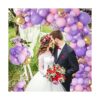 Kit de arco de guirnalda de globos de mariposa rosa_6