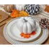 Lvydec Juego de calabazas artificiales para decoración de