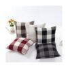 Jiuhong Fundas de almohada de lino de algodón para_4