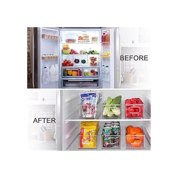 Contenedor apilable de plástico para almacenamiento de