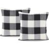 Jiuhong Fundas de almohada de lino de algodón para_1