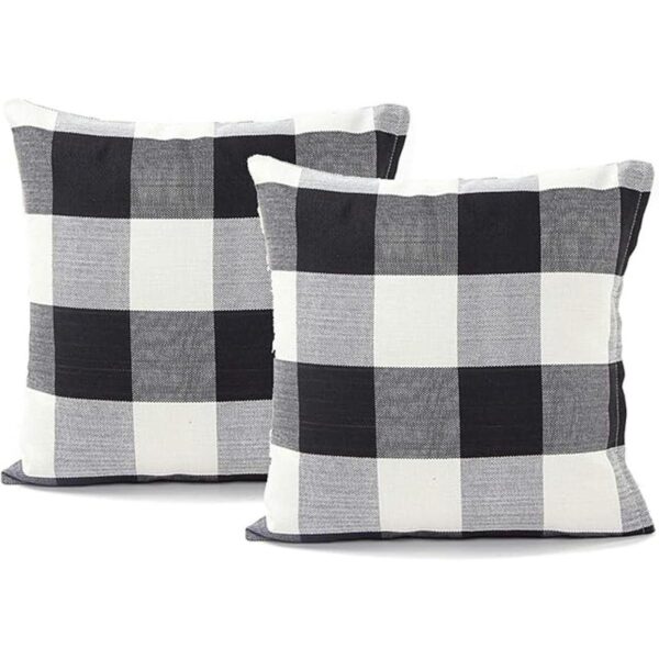 Jiuhong Fundas de almohada de lino de algodón para_1