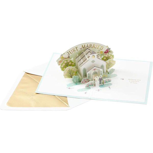Hallmark Tarjeta de boda desplegable Signature Paper_4