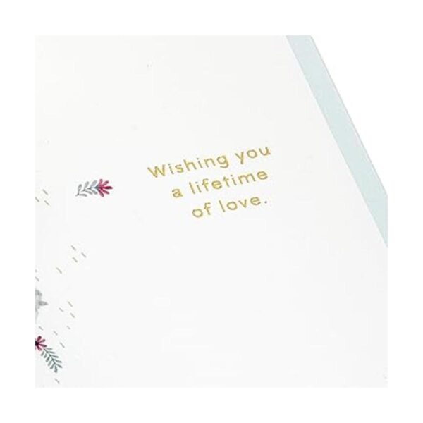 Hallmark Tarjeta de boda desplegable Signature Paper_5