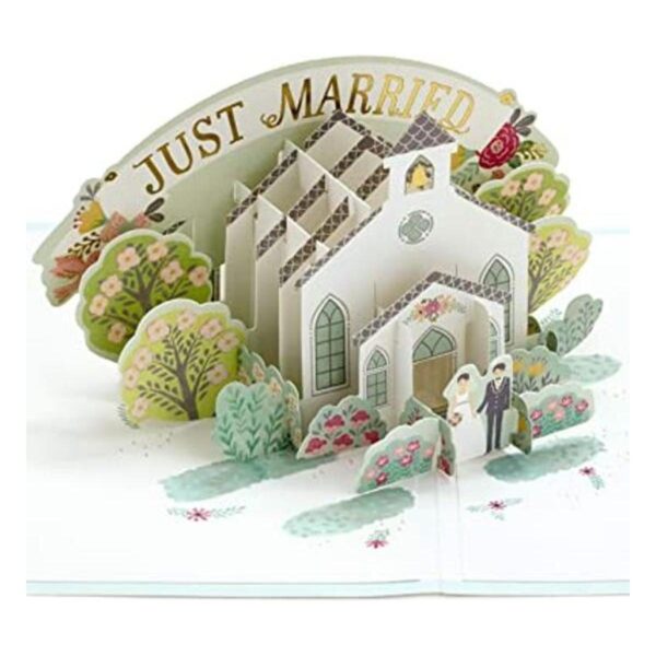 Hallmark Tarjeta de boda desplegable Signature Paper_1
