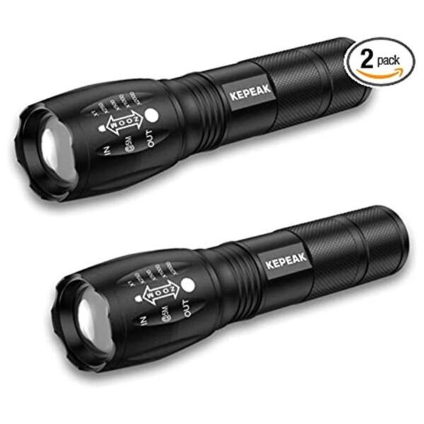 KEPEAK Linterna LED linterna táctica de 5 modos_1
