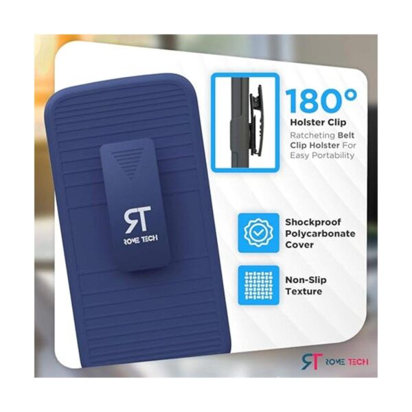 Moto Z2 Play Phone Case with Belt Clip Dual Layer Heavy_3