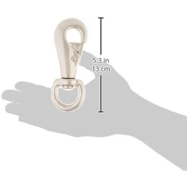 National Hardware N222976 3143BC Bull Snap en níquel_2