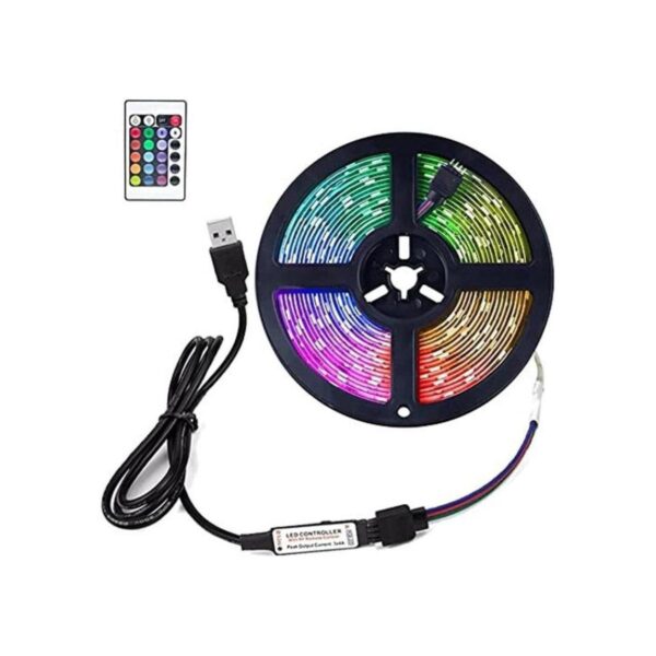 FOROUREYES Tira LED RGB de 16.4 pies 5 V USB colorido 30_1