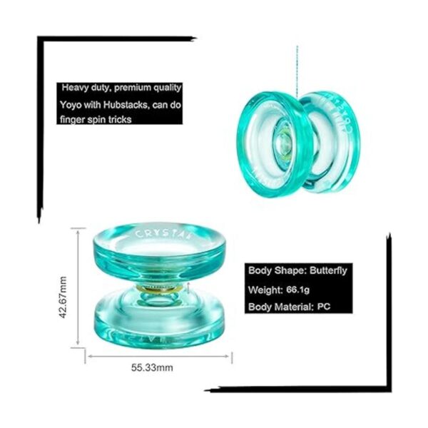 MAGICYOYO K2 Yoyo de plástico sensible para niños y_4
