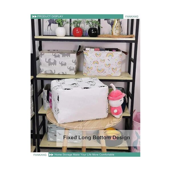 INGHUA Cesta de almacenamiento rectangular para juguetes