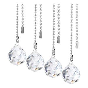 4 piezas de cadena para ventilador de techo de cristal