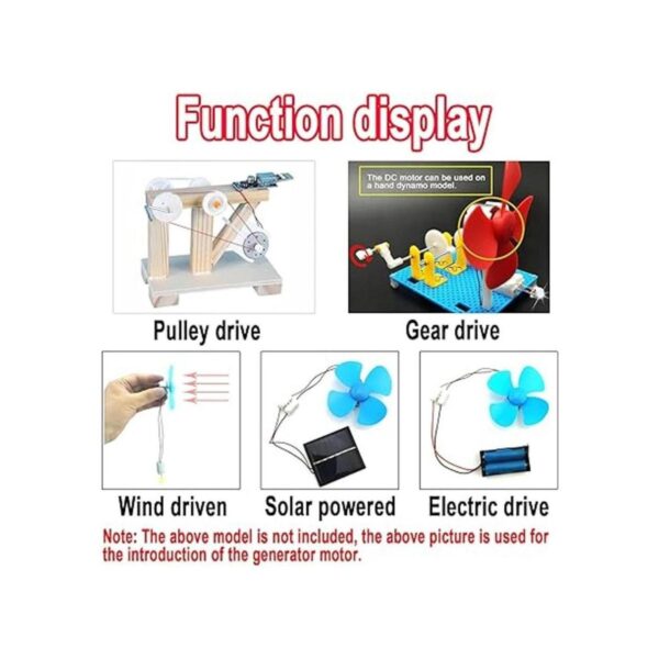 EUDAX 6 Unidades Mini Generador Motores 3V12V DC Motor