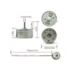 EUDAX 6 Unidades Mini Generador Motores 3V12V DC Motor