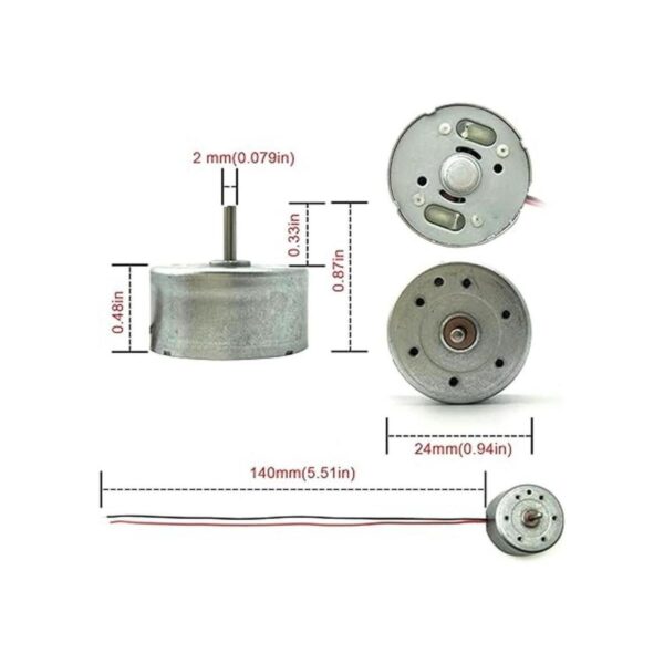 EUDAX 6 Unidades Mini Generador Motores 3V12V DC Motor