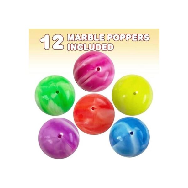 ArtCreativity Poppers de goma de mármol para niños_2