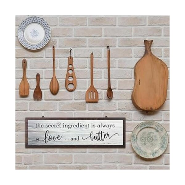 The Secret Ingredient Is Always Love and Butter Letrero