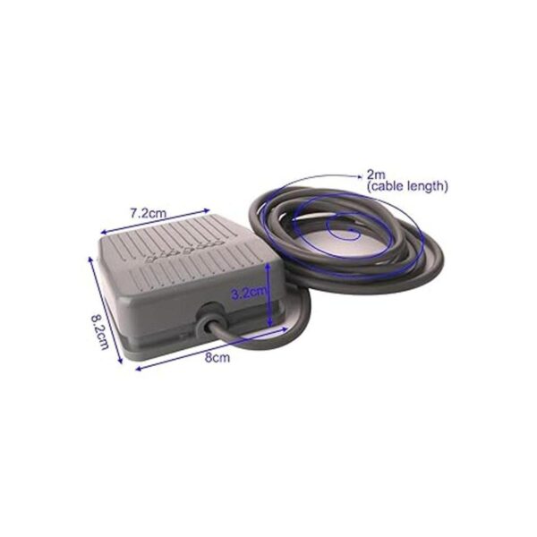 Gebildet Interruptor de pedal de pie momentáneo de 250 V_2