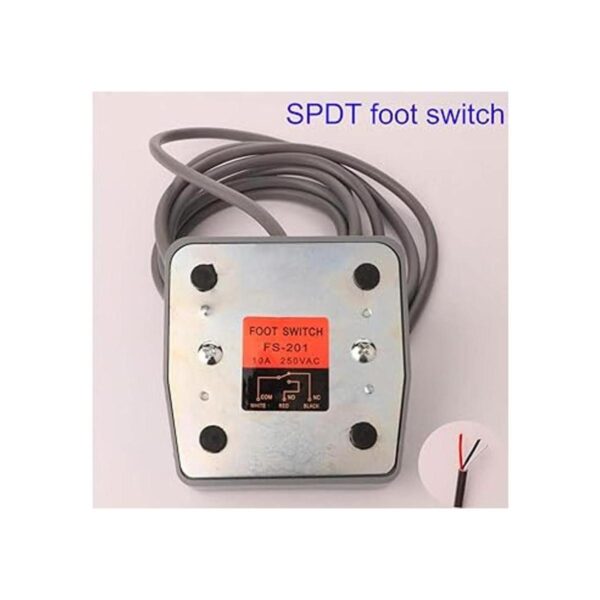 Gebildet Interruptor de pedal de pie momentáneo de 250 V_3