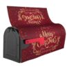 Cubierta de buzón de correo para feliz Navidad rojo_2