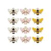 JJGQAZ 30 colgantes de abejas de colores mezclados_1