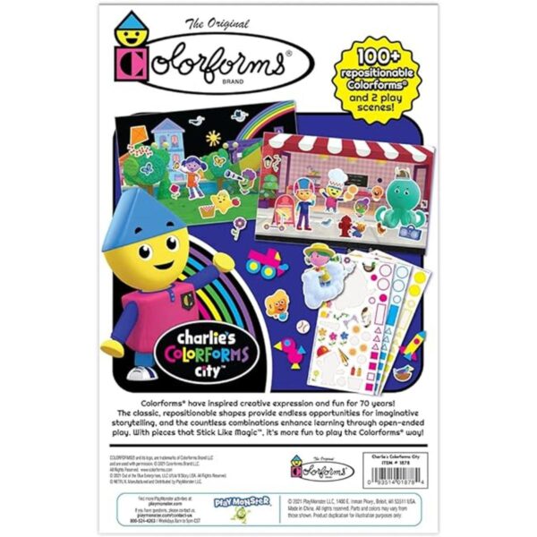 Colorforms Juego de fotos Charlies City El juguete_4