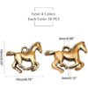 PH PandaHall 120 colgantes de 4 colores para caballo