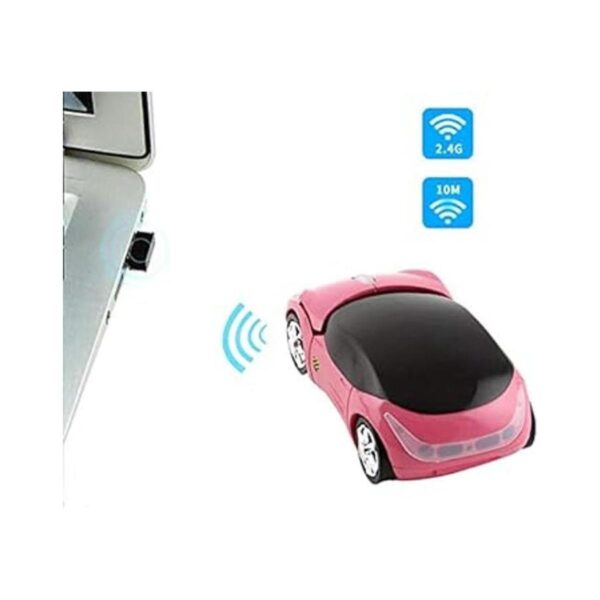 Cool Mouse deportivo 3D con forma de automóvil de 2.4 GHz_5