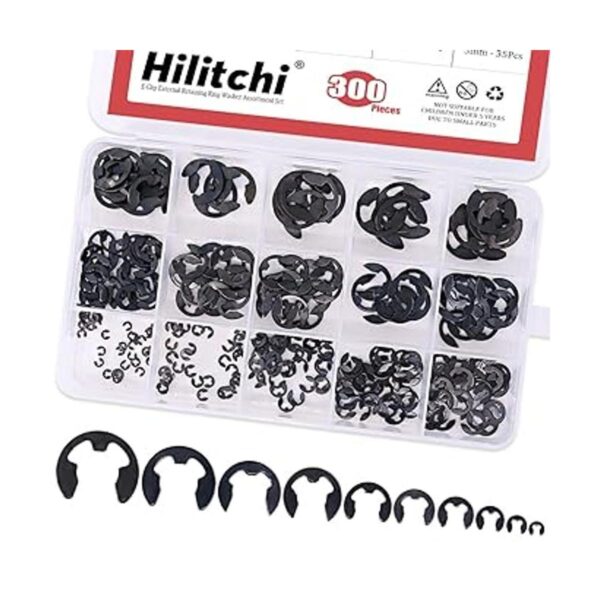 Hilitchi Juego de 300 anillos de retención externos con_3