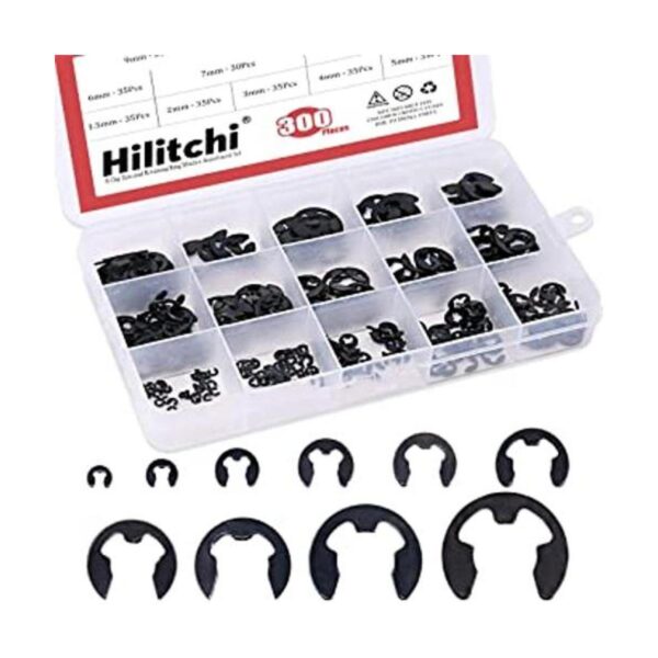 Hilitchi Juego de 300 anillos de retención externos con_1