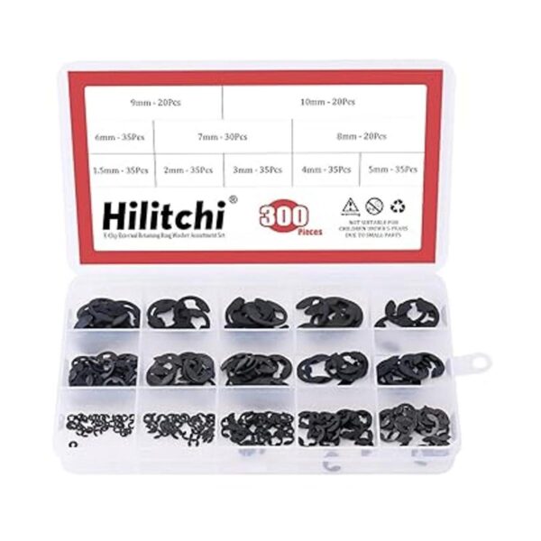 Hilitchi Juego de 300 anillos de retención externos con_2