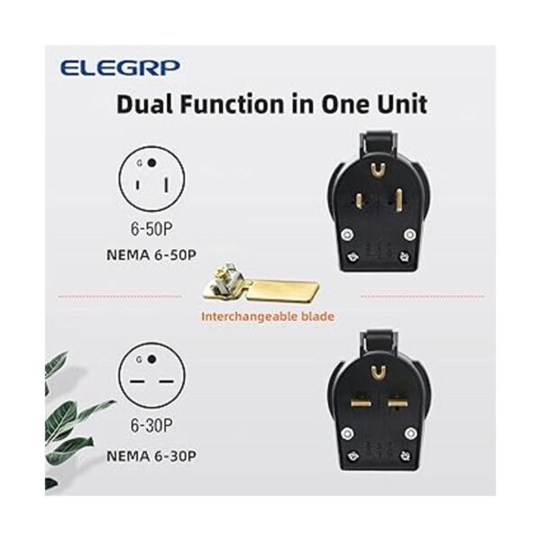 ELEGRP NEMA 630P y NEMA 650P enchufe de ángulo de alta_4