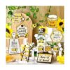 Juego de 14 bandejas escalonadas para decoración de abeja