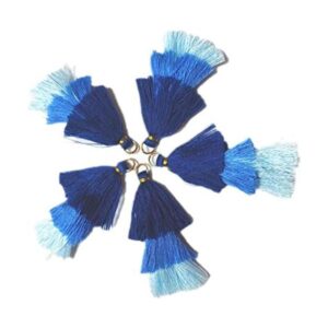 MSCFTFB 20 piezas de 2.4 pulgadas 3 capas pequeñas borlas