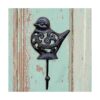 KiaoTime Ganchos de pared de hierro fundido vintage para