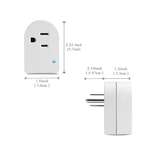 Enchufe protector de sobretensiones adaptador de toma de_2