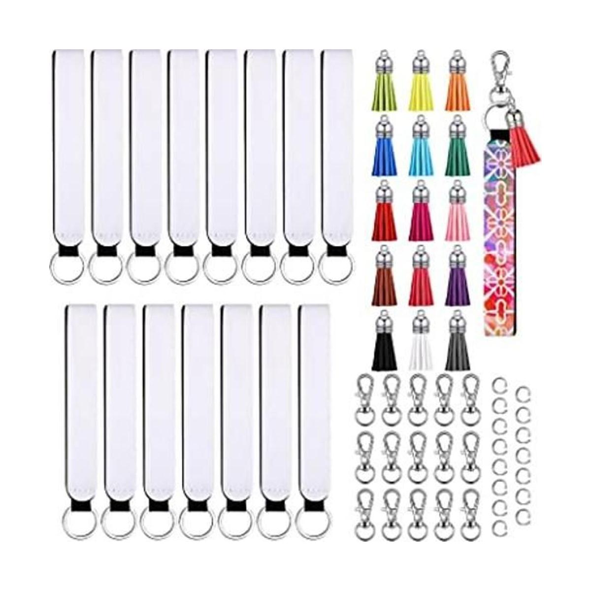Juego de 60 pulseras en blanco por sublimación 15