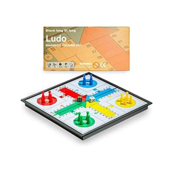 Ludo Juego de mesa plegable magnético de viaje 9.75_1