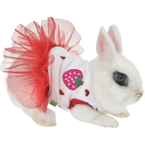 FLAdorepet Lindo vestido de conejo para mini perro_1