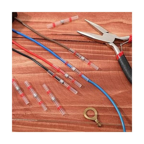 Hotop 300 piezas de 2218 AWG cable de soldadura rojo_3