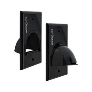 ECHOGEAR Ocultor de cables negro en la pared para TV de_1