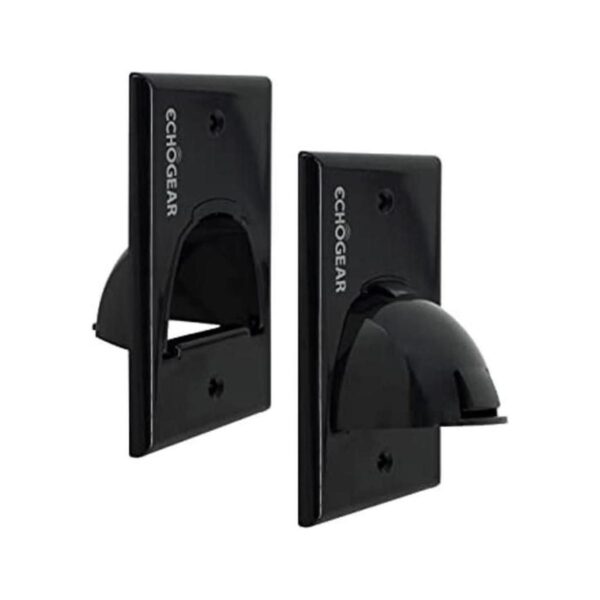 ECHOGEAR Ocultor de cables negro en la pared para TV de_1