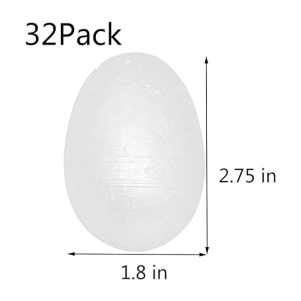 FFchuanhe Huevo de espuma de Pascua 3.9 in 3.9 in
