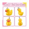 40 Piezas Pequeñas Pato Amarillo Colgantes de Resina Pato