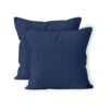 Encasa Homes Juego de 2 fundas de almohada color azul