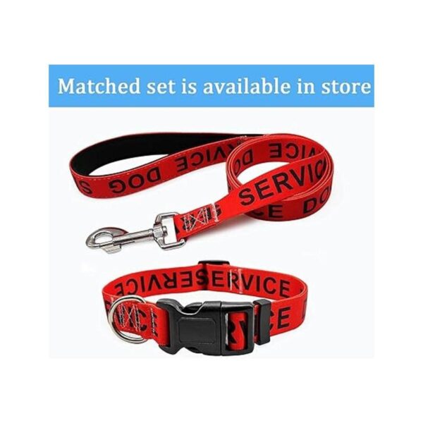 MayPaw Collar de perro de servicio 1 pulgada y 1.5_5